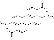 structure of CAS# 128-69-8, 3,4,9,10-Perylenetetracarboxylic dianhydride;Perylene-3,4,9,10-tetracarboxylic dianhydride; Pigment Red 224