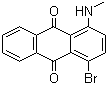 1-甲氨基-4-溴蒽醌分子结构 (CAS 128-93-8)