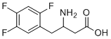 structure of CAS# 1283583-85-6, Sitagliptin Impurity 28;3-Amino-4-(2,4,5-trifluorophenyl)butanoic acid