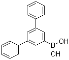 structure of CAS# 128388-54-5, (3,5-Diphenylphenyl)boronic acid;1,1':3',1''-Terphenyl-5'-boronic acid