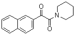1-(2-Naphthalenyl)-2-(1-piperidinyl)-1,2-ethanedione molecular structure (CAS 128592-64-3)