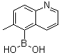 结构式 CAS# 1287753-42-7, (6-甲基喹啉-5-基)硼酸