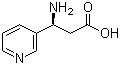 structure of CAS# 129043-04-5, (S)-3-Amino-3-(pyridin-3-yl)propanoic acid