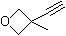结构式 CAS# 1290541-27-3, 3-乙炔基-3-甲基氧杂环丁烷