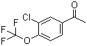 3'-Chloro-4'-trifluoromethoxyacetophenone molecular structure (CAS 129604-27-9)