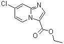 structure of CAS# 1296201-68-7, Ethyl 7-chloroimidazo[1,2-a]pyridine-3-carboxylate