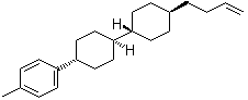 structure of CAS# 129738-42-7, 1-[(trans,trans)-4'-(3-Butenyl)[1,1'-bicyclohexyl]-4-yl]-4-methyl-benzene;CCP-V 2-1; CCP-V 21; V2-HHB-1