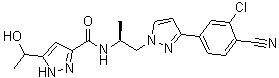 结构式 CAS# 1297538-32-9, 达洛鲁胺