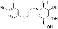 structure of CAS# 129787-67-3, beta-D-Mannopyranoside 5-bromo-4-chloro-1H-indol-3-yl
