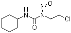 结构式 CAS# 13010-47-4, 洛莫司汀; 环己亚硝脲; 1-(2-氯乙烯)-3-环己基-1-亚硝基脲