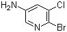 结构式 CAS# 130284-52-5, 5-氨基-2-溴-3-氯吡啶