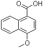 4-Methoxynaphthalene-1-carboxylic acid molecular structure (CAS 13041-62-8)
