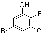 结构式 CAS# 1305322-97-7, 5-溴-3-氯-2-氟苯酚