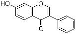 结构式 CAS# 13057-72-2, 7-羟基-3-苯基苯并吡喃-4-酮