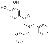 structure of CAS# 13062-58-3, Noradrenaline EP Impurity G;2-(Dibenzylamino)-1-(3,4-dihydroxyphenyl)ethanone