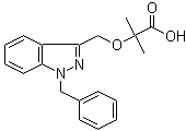 结构式 CAS# 130641-38-2, 宾达利