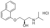 structure of CAS# 13071-11-9, Dexpropranolol hydrochloride;(2R)-1-naphthalen-1-yloxy-3-(propan-2-ylamino)propan-2-ol hydrochloride