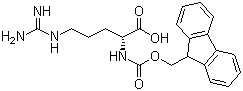 structure of CAS# 130752-32-8, Fmoc-D-Arginine