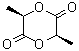 structure of CAS# 13076-17-0, D-Dilactide;(3R,6R)-3,6-Dimethyl-1,4-dioxane-2,5-dione; D-Dilactide; D-Lactide; DD-lactide; Purasorb D