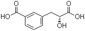 structure of CAS# 1309362-77-3, Cerberic acid B;(alphaR)-3-Carboxy-alpha-hydroxybenzenepropanoic acid