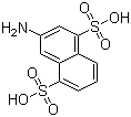 结构式 CAS# 131-27-1, 2-萘胺-4,8-二磺酸; 氨基 C 酸