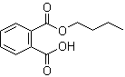 structure of CAS# 131-70-4, 1,2-Benzenedicarboxylic acid monobutyl ester;Butyl hydrogen phthalate; Mono-n-butyl phthalate; Monobutyl phthalate; NSC 8479