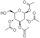 structure of CAS# 13100-46-4, 1,2,3,4-Tetra-O-acetyl-beta-D-glucose;1,2,3,4-Tetra-O-acetyl-beta-D-glucopyranose; 1,2,3,4-Tetra-O-acetyl-beta-D-glucose; NSC 409250