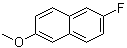 2-Fluoro-6-methoxynaphthalene molecular structure (CAS 13101-89-8)