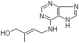 结构式 CAS# 13114-27-7, 玉米素; 6-(4-羟基-3-甲基-2-丁烯基)氨基嘌呤