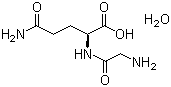 结构式 CAS# 13115-71-4, 甘氨酰-L-谷氨酰胺一水合物; N-甘氨酰-L-谷氨酰胺