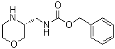 结构式 CAS# 1312161-60-6, N-[[(3R)-吗啉-3-基]甲基]氨基甲酸苄酯