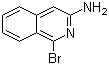 structure of CAS# 13130-79-5, 1-Bromoisoquinolin-3-amine;3-Amino-1-bromoisoquinoline