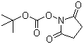 结构式 CAS# 13139-12-3, N-琥珀酰亚胺碳酸叔丁酯