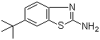 结构式 CAS# 131395-10-3, 2-氨基-6-叔丁基苯并噻唑