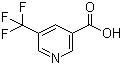 结构式 CAS# 131747-40-5, 5-三氟甲基烟酸; 5-三氟甲基吡啶-3-甲酸