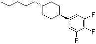 结构式 CAS# 131819-22-2, 1,2,3-三氟-5-(反式-4-戊基环己基)苯