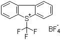 structure of CAS# 131880-16-5, S-(Trifluoromethyl)dibenzothiophenium tetrafluoroborate