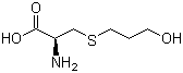 结构式 CAS# 13189-98-5, 福多斯坦; (-)-(R)-2-氨基-3-(3-羟丙基硫代)丙酸