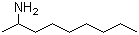 structure of CAS# 13205-58-8, 2-Nonanamine;1-Methyloctylamine; 2-Aminononane; 2-Nonylamine
