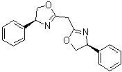 structure of CAS# 132098-59-0, Bis((4S)-4,5-dihydro-4-phenyloxazol-2-yl)methane;2,2'-Methylenebis[(4S)-4-phenyl-4,5-dihydro-2-oxazole]