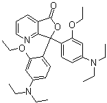 结构式 CAS# 132467-74-4, 3,3-二(4-二乙基氨基-2-乙氧基苯基)-4-氮杂苯酞