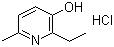 2-Ethyl-3-hydroxy-6-methylpyridine hydrochloride molecular structure (CAS 13258-59-8)