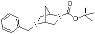 structure of CAS# 132666-68-3, (1S,4S)-5-(Phenylmethyl)-2,5-diazabicyclo[2.2.1]heptane-2-carboxylic acid tert-butyl ester