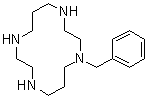 结构式 CAS# 132723-93-4, 1-苄基-1,4,8,11-四氮杂环十四烷