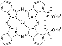 structure of CAS# 1328-51-4, Solvent Blue 38;Fast Blue MBSN
