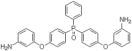 Bis[4-(3-aminophenoxy)phenyl] phenylphosphine oxide molecular structure (CAS 132817-72-2)