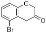 结构式 CAS# 132873-53-1, 5-溴-3-二氢色原酮
