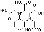 结构式 CAS# 13291-61-7, 反式-1,2-环己二胺四乙酸