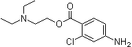 Chlorprocaine molecular structure (CAS 133-16-4)