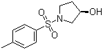 structure of CAS# 133034-00-1, (3R)-1-[(4-Methylphenyl)sulfonyl]tetrahydro-1H-pyrrol-3-ol;1-(p-Tosyl)-(R)-(-)-3-pyrrolidinol; N-(para-Tolylsulfonyl-(R)-3-pyrrolidinol